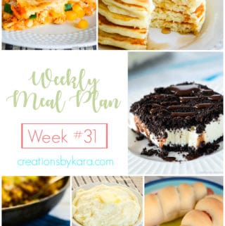 Weekly Meal Plans Archives Creations By Kara