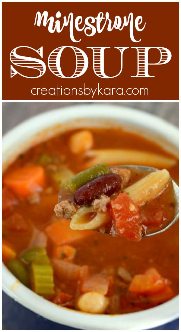 Best-Ever Minestrone Soup Recipe - Creations by Kara