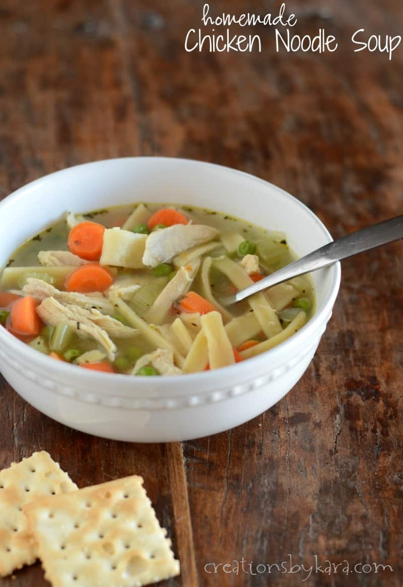 Chicken Noodle Soup With Homemade Noodles