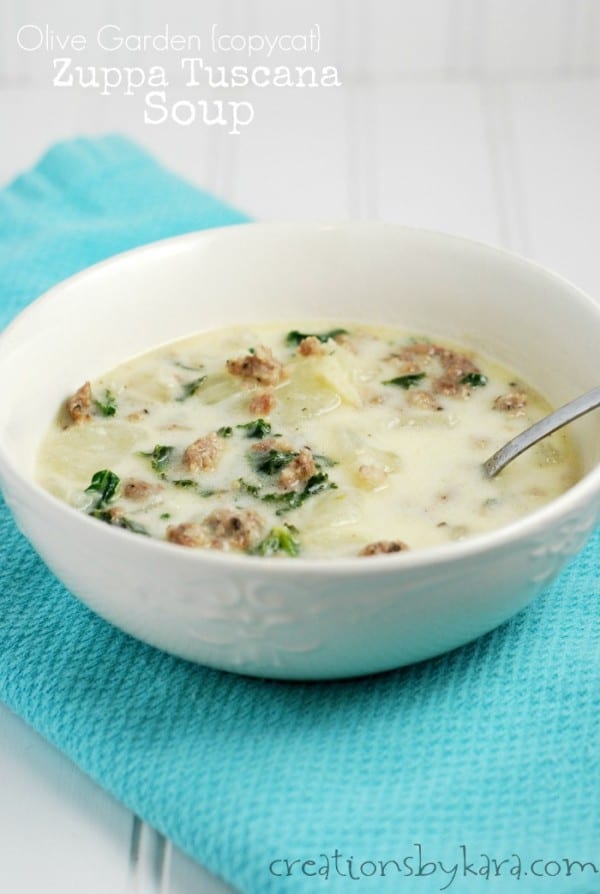 Zuppa Tuscana Soup- Olive Garden at Home!