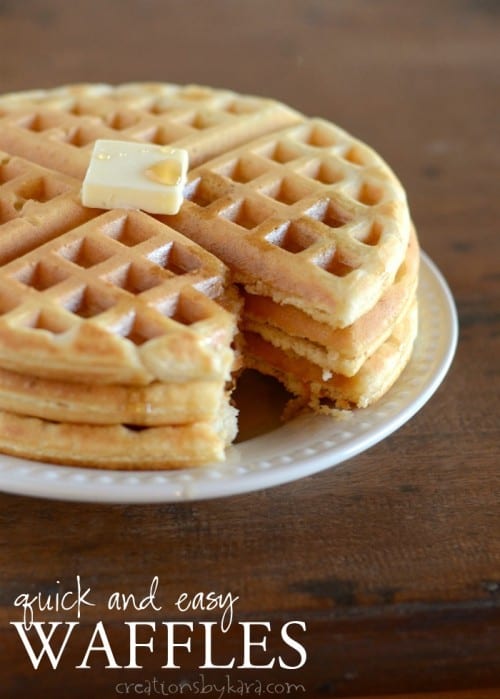 Fast and Easy Waffles