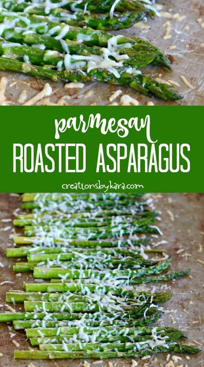 Parmesan Roasted Asparagus - Creations by Kara