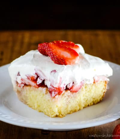 Blue Ribbon Strawberry Cake Recipe - Creations by Kara