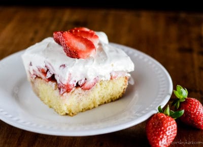 Blue Ribbon Strawberry Cake Recipe - Creations by Kara