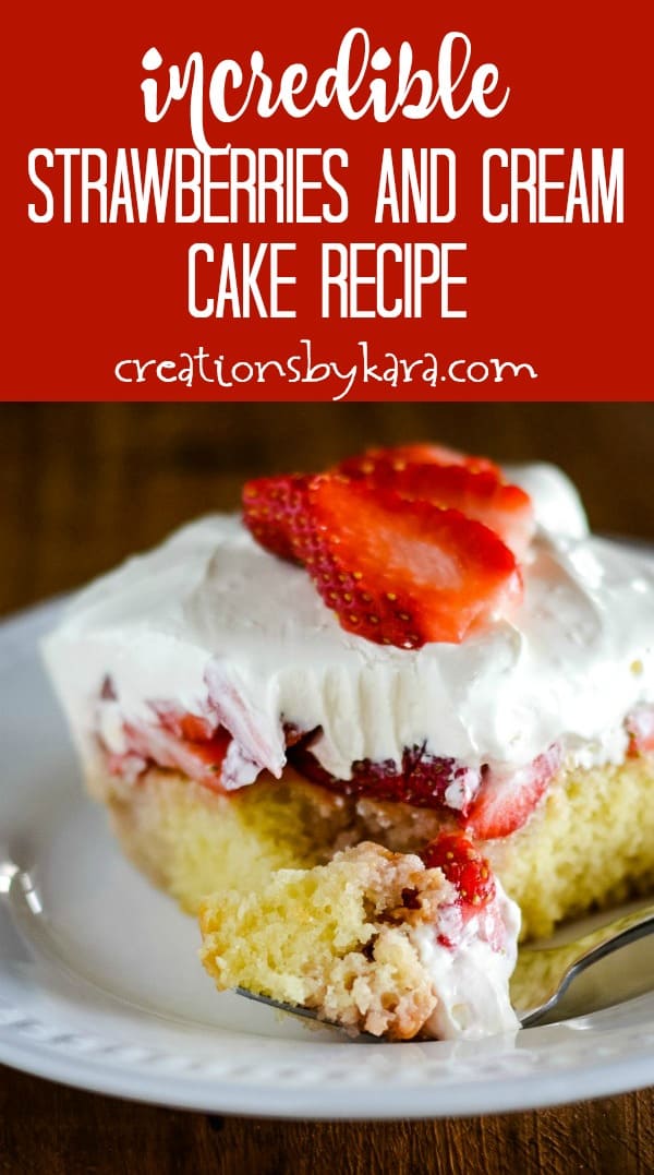 Blue Ribbon Strawberry Cake Recipe - Creations by Kara