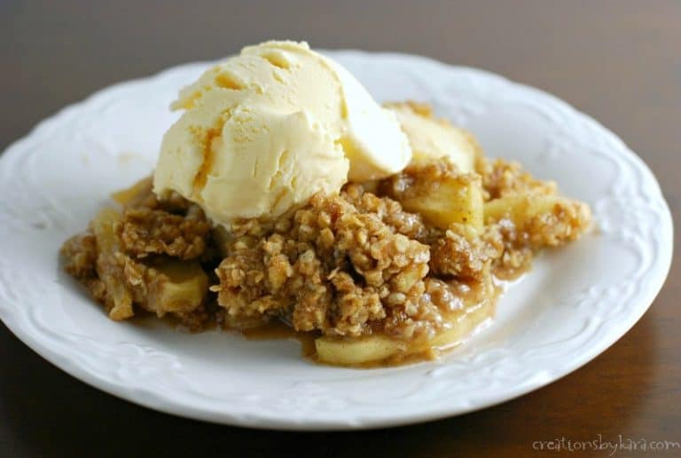 Amazing Apple Crisp Recipe (double Crumbs!) - Creations By Kara