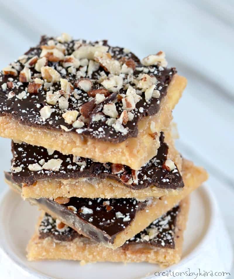 Super Easy Saltine Toffee (AKA Crack)