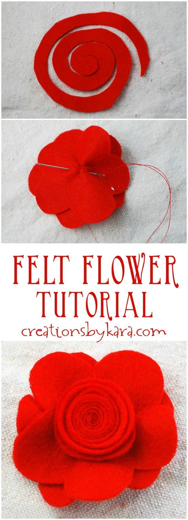 Felt Flower Tutorial