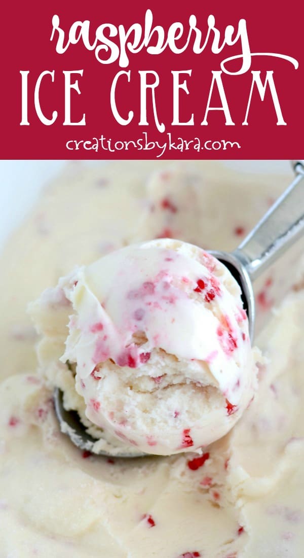 Raspberry Vanilla Ice Cream Recipe Creations By Kara