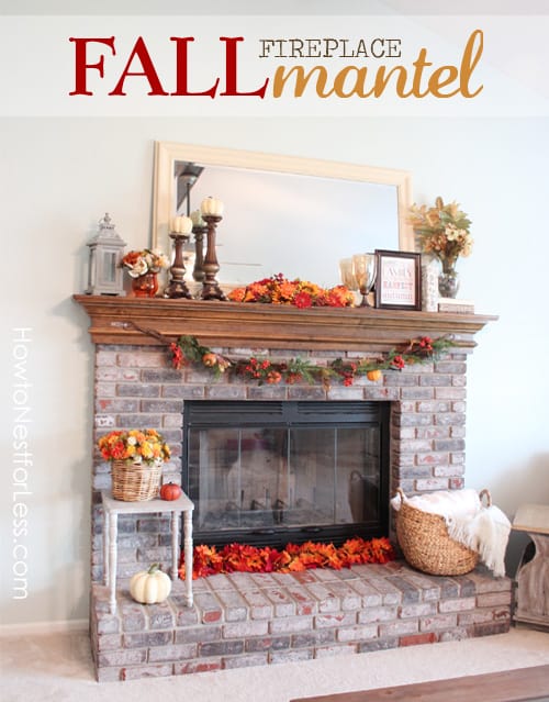 30 beautiful fall mantel displays
