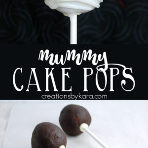 halloween mummy pops