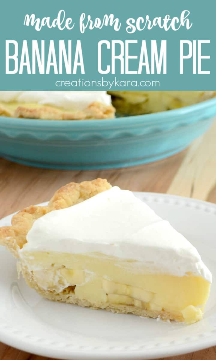 Recipe For Banana Cream Pie Made From Scratch   Made From Scratch Banana Cream Pie 