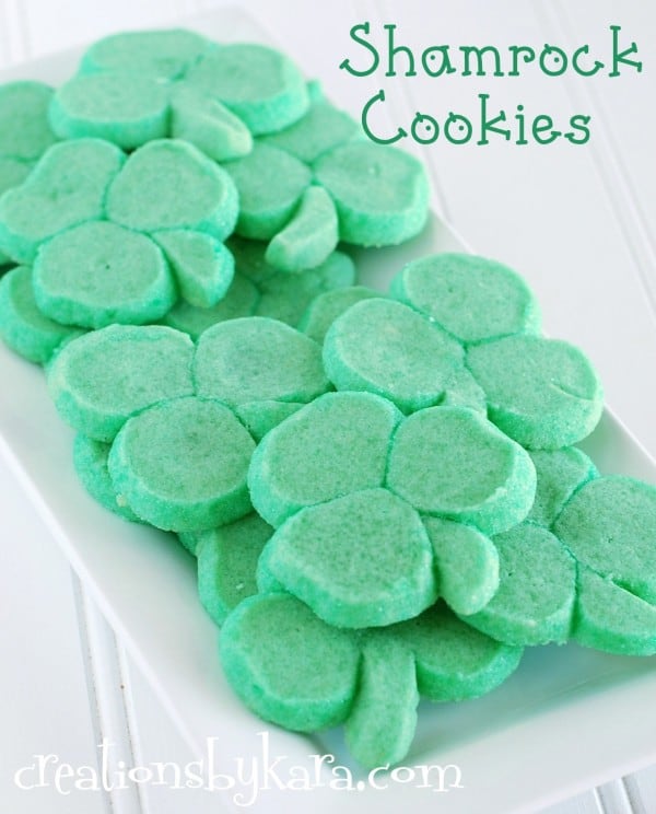 St. Patrick's Day Shamrock Cookies