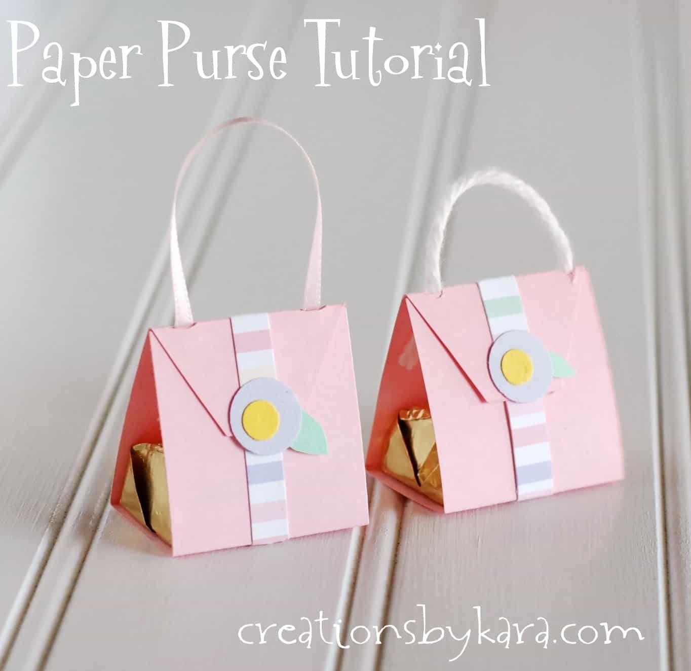 How to make A Hershey Purse for Party Favors, Invitations or Gifts