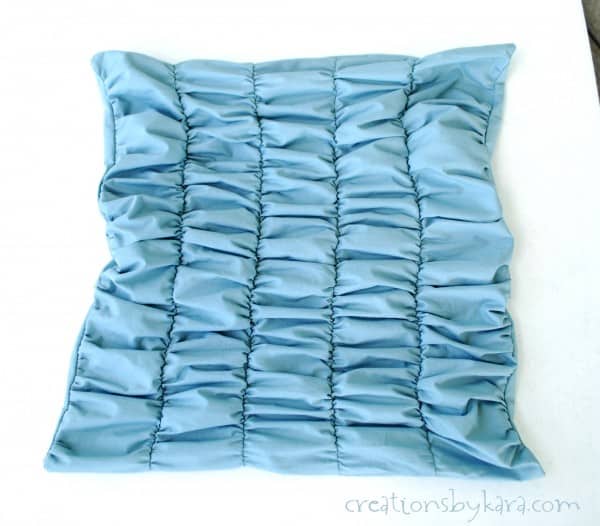 How to make a cushion cover - Gathered