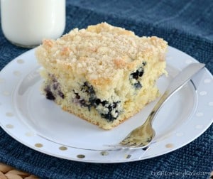 Blueberry Crumb Coffee Cake Recipe % Creations by Kara