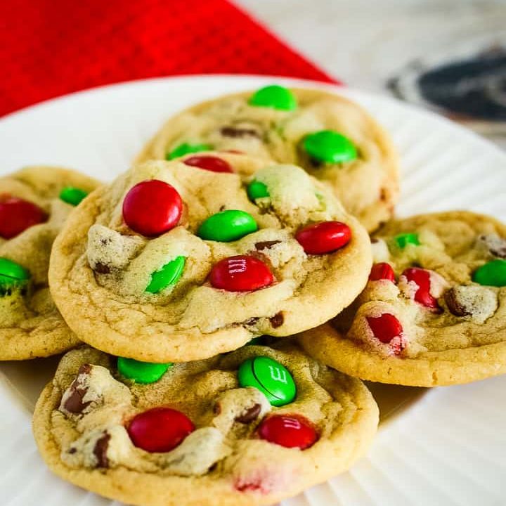 Chocolate Chip M&Ms™ Christmas Cookies Recipe 