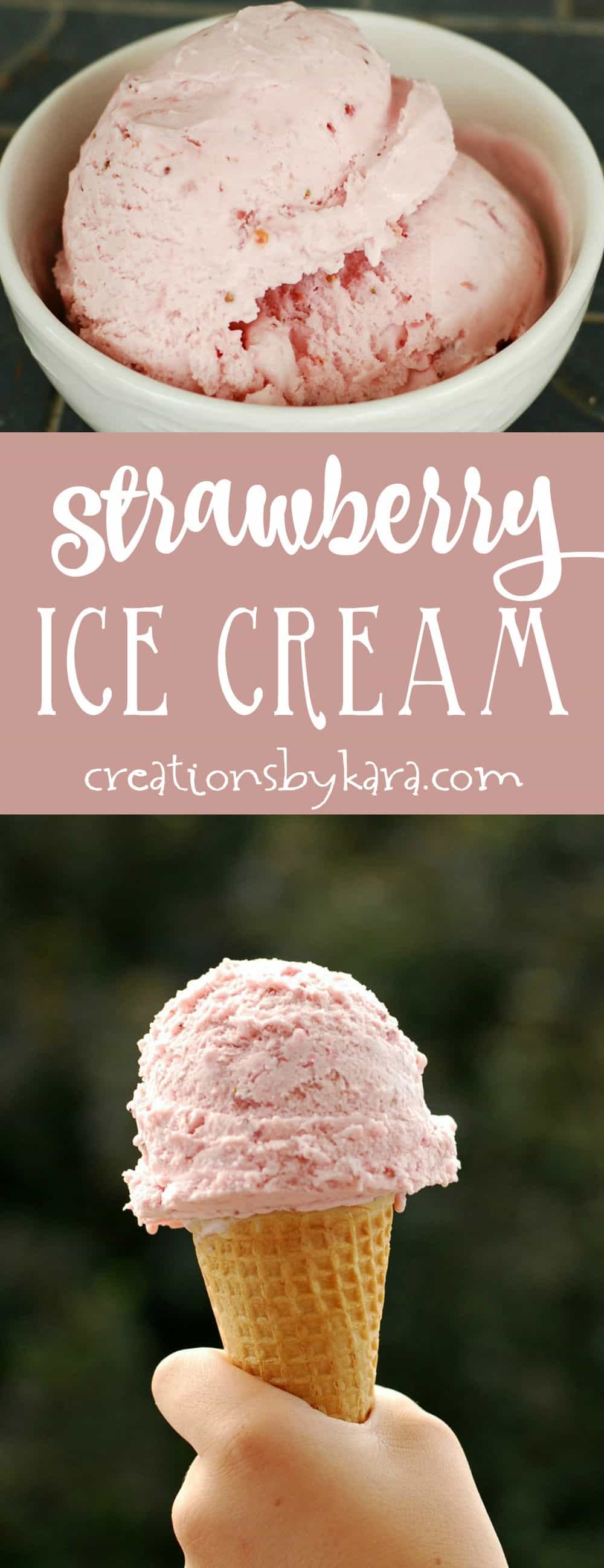 Strawberry ice cream recipe