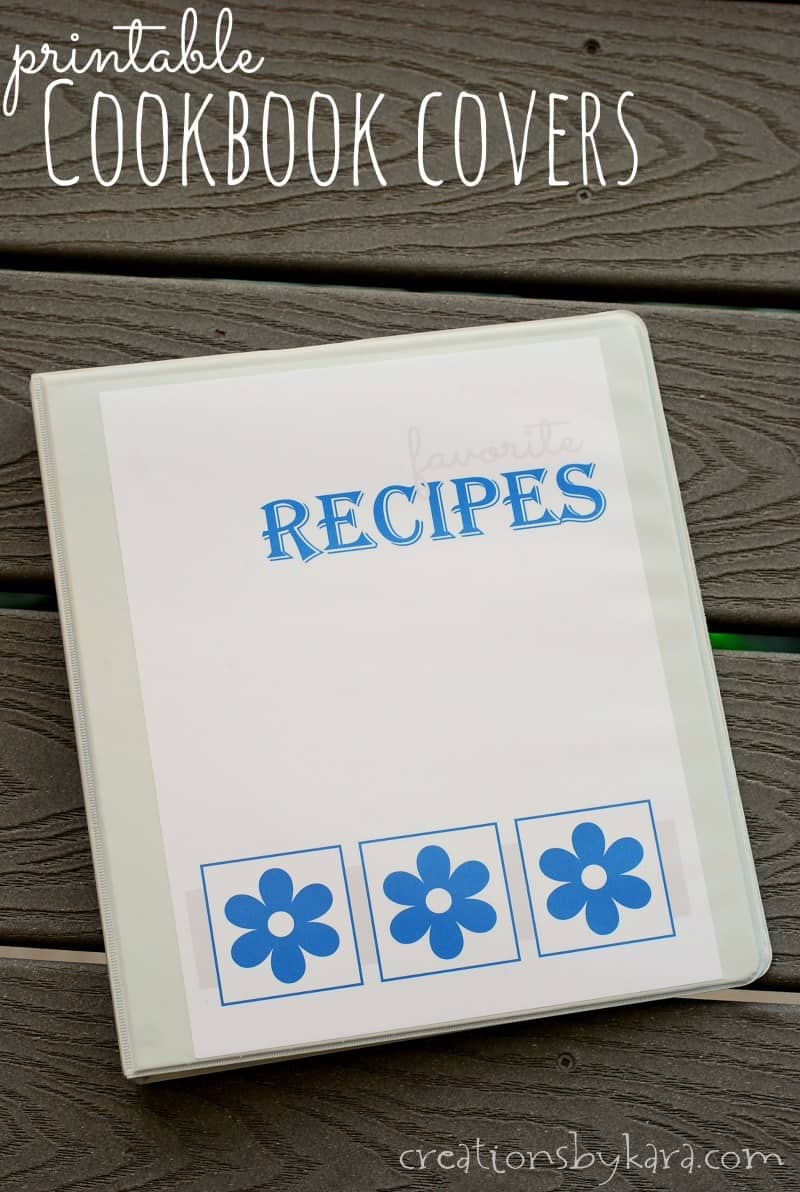 recipes cover page