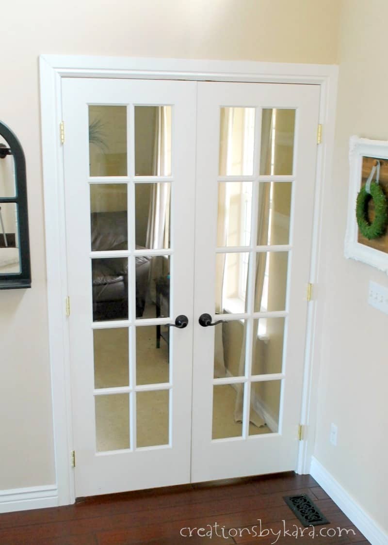 French Doors in My Entry! - Creations by Kara