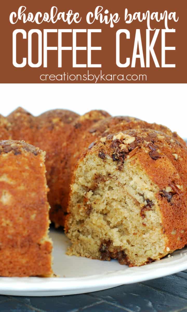 Sour Cream Banana Coffee Cake - Creations By Kara