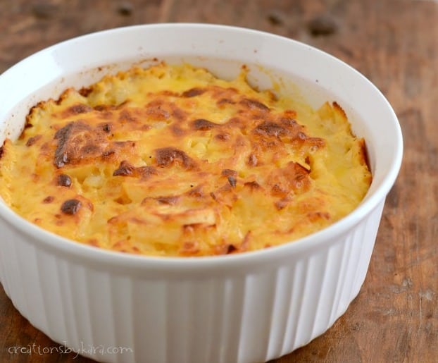 Cheesy Au Gratin potatoes- a perfect side dish!