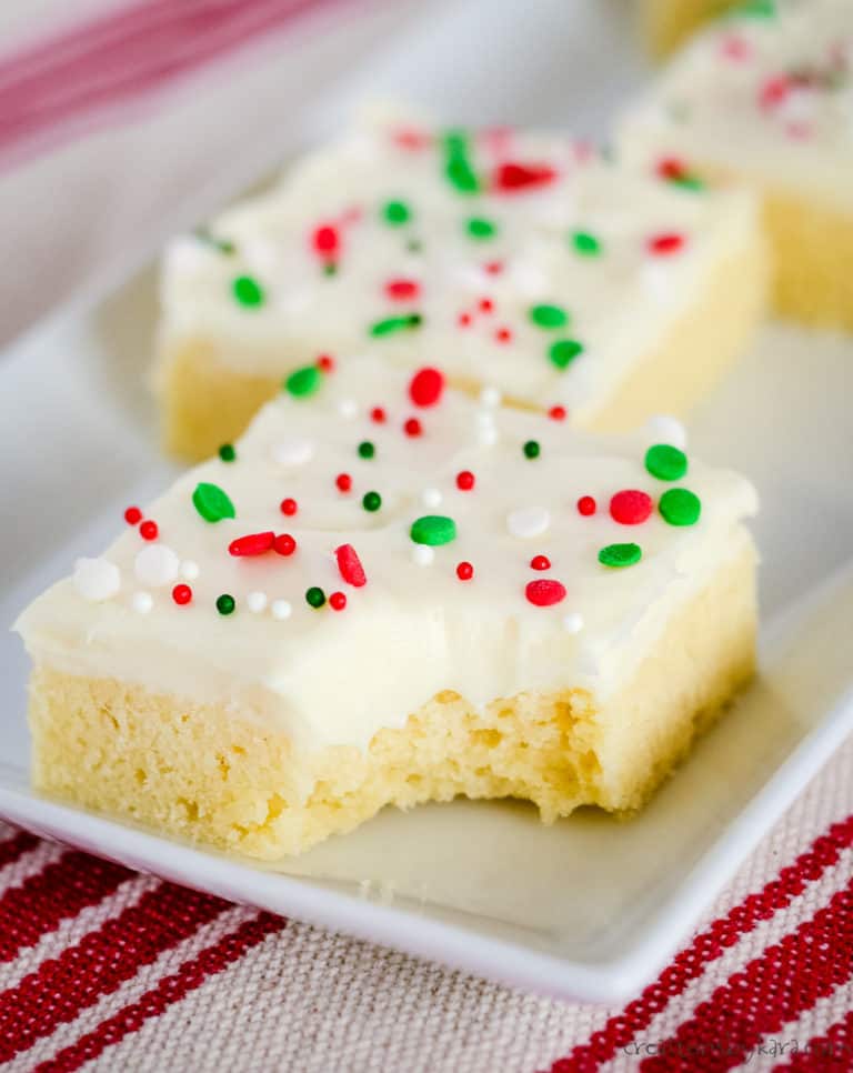 Best Ever Sugar Cookie Bars Recipe - Creations by Kara