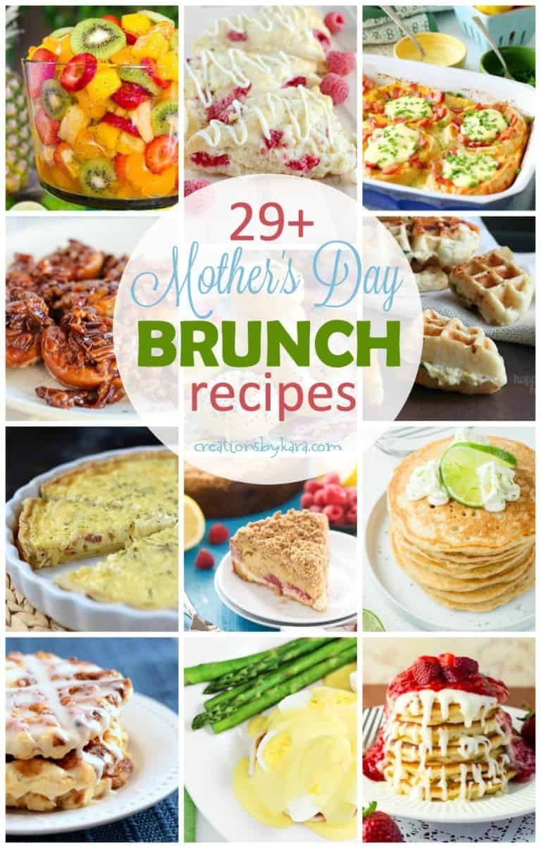 Mother's Day Brunch Recipes - Creations by Kara