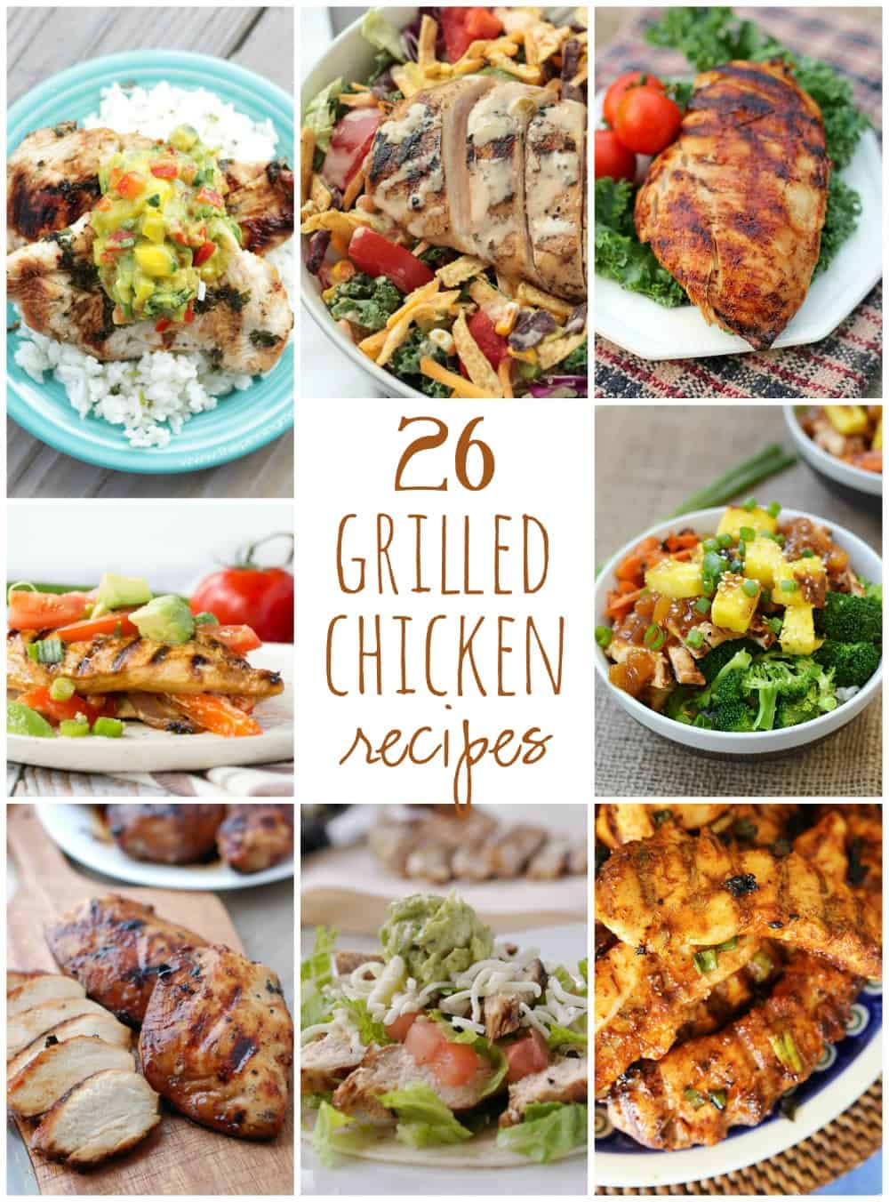 26 Grilled Chicken Recipes - Creations by Kara
