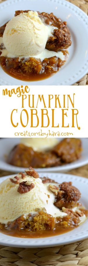 Easy Pumpkin Cobbler Recipe - Creations by Kara