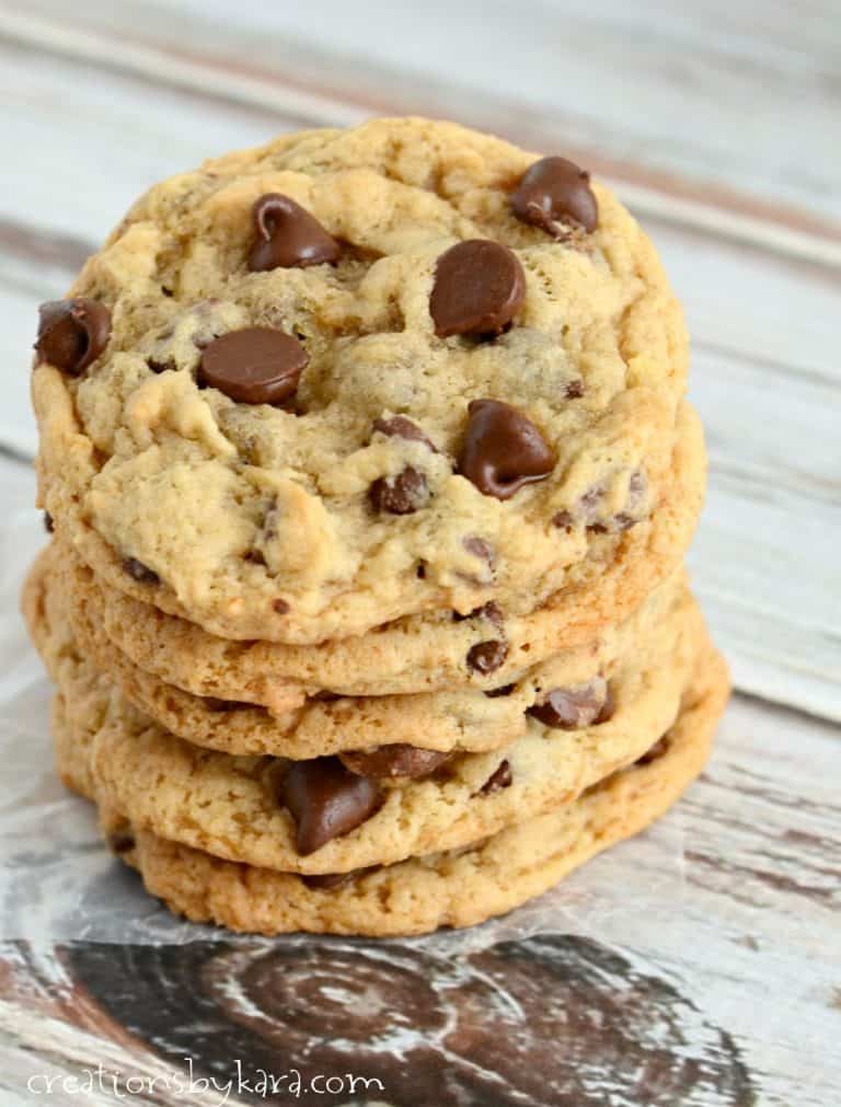 Chewy Banana Chocolate Chip Cookies (No Eggs) - Creations by Kara