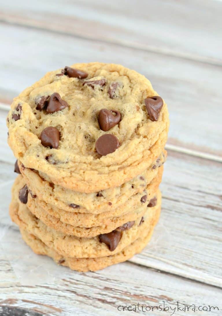 Chewy Banana Chocolate Chip Cookies (No Eggs) - Creations by Kara