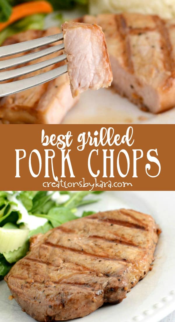 How To Make The Best Ever Grilled Pork Chops - Creations By Kara