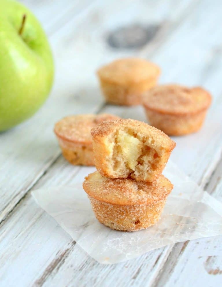 Apple Snickerdoodle Mini Muffins - Creations by Kara