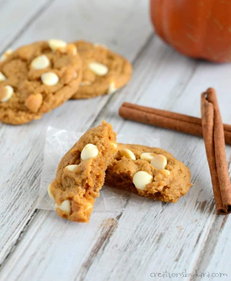 Pumpkin Spice Cookies with Pudding - Creations by Kara