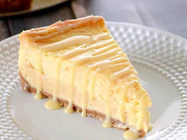 Thick & Creamy Cheesecake Recipe - Creations by Kara