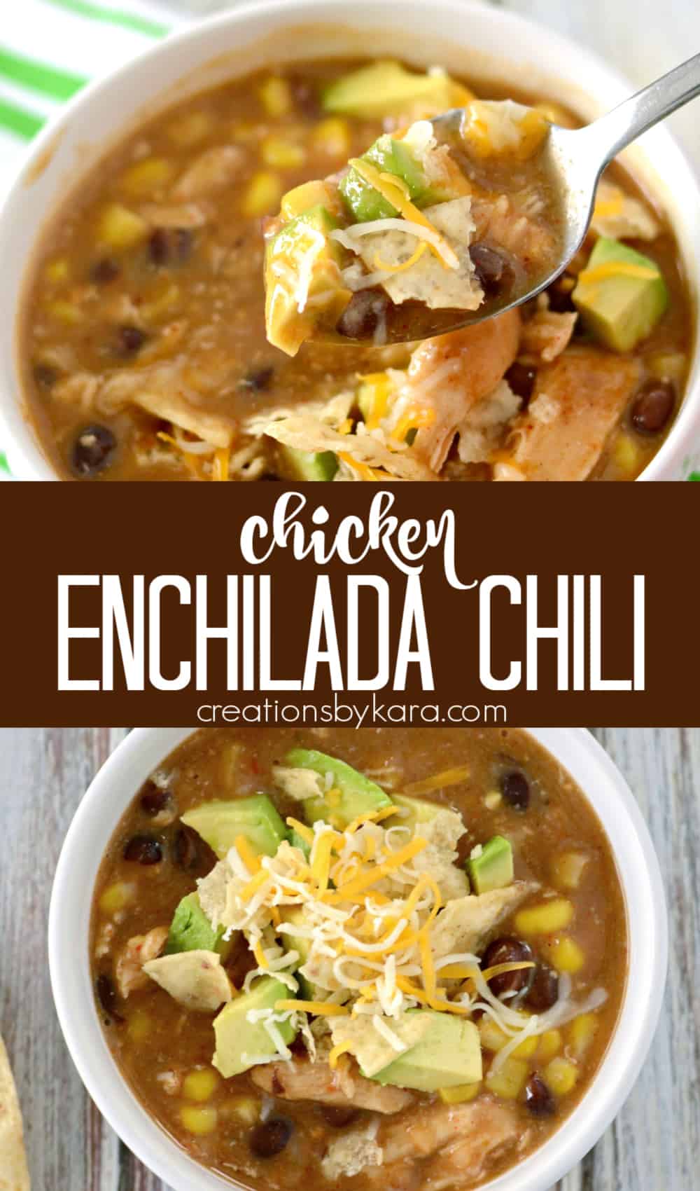 Easy Chicken Enchilada Chili Recipe Creations By Kara