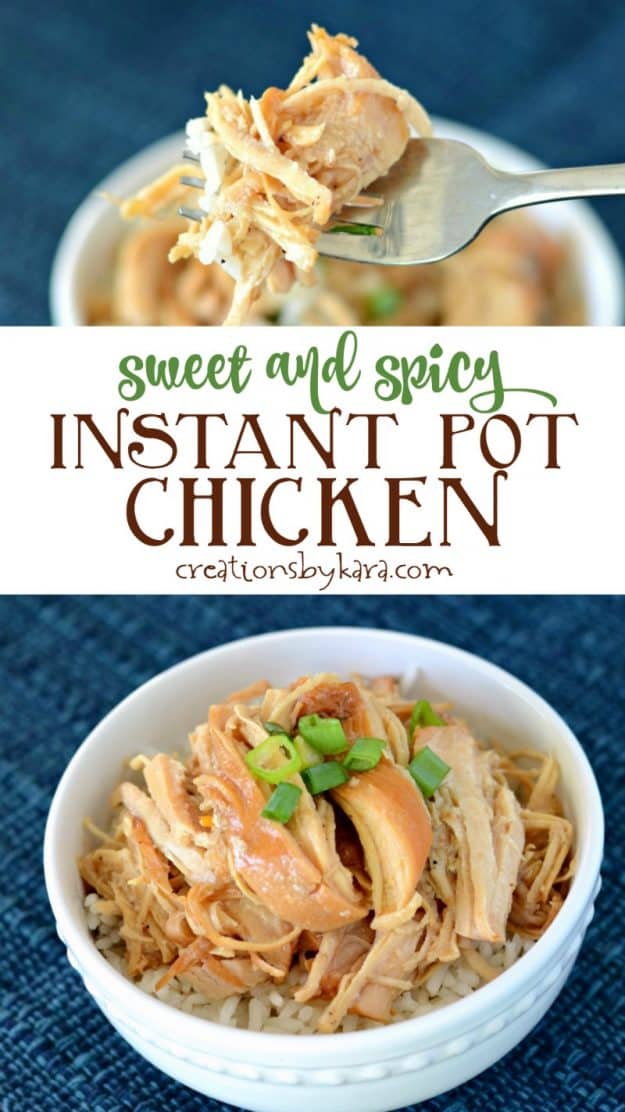 Instant Pot Sweet and Spicy Chicken - Creations by Kara
