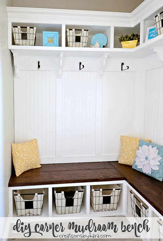 Featured image of post Mudroom Bench Under Stairs