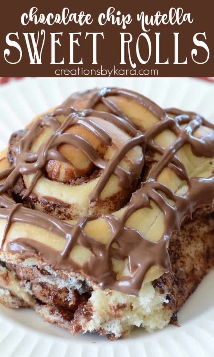 Ooey Gooey Nutella Rolls Recipe - Creations by Kara