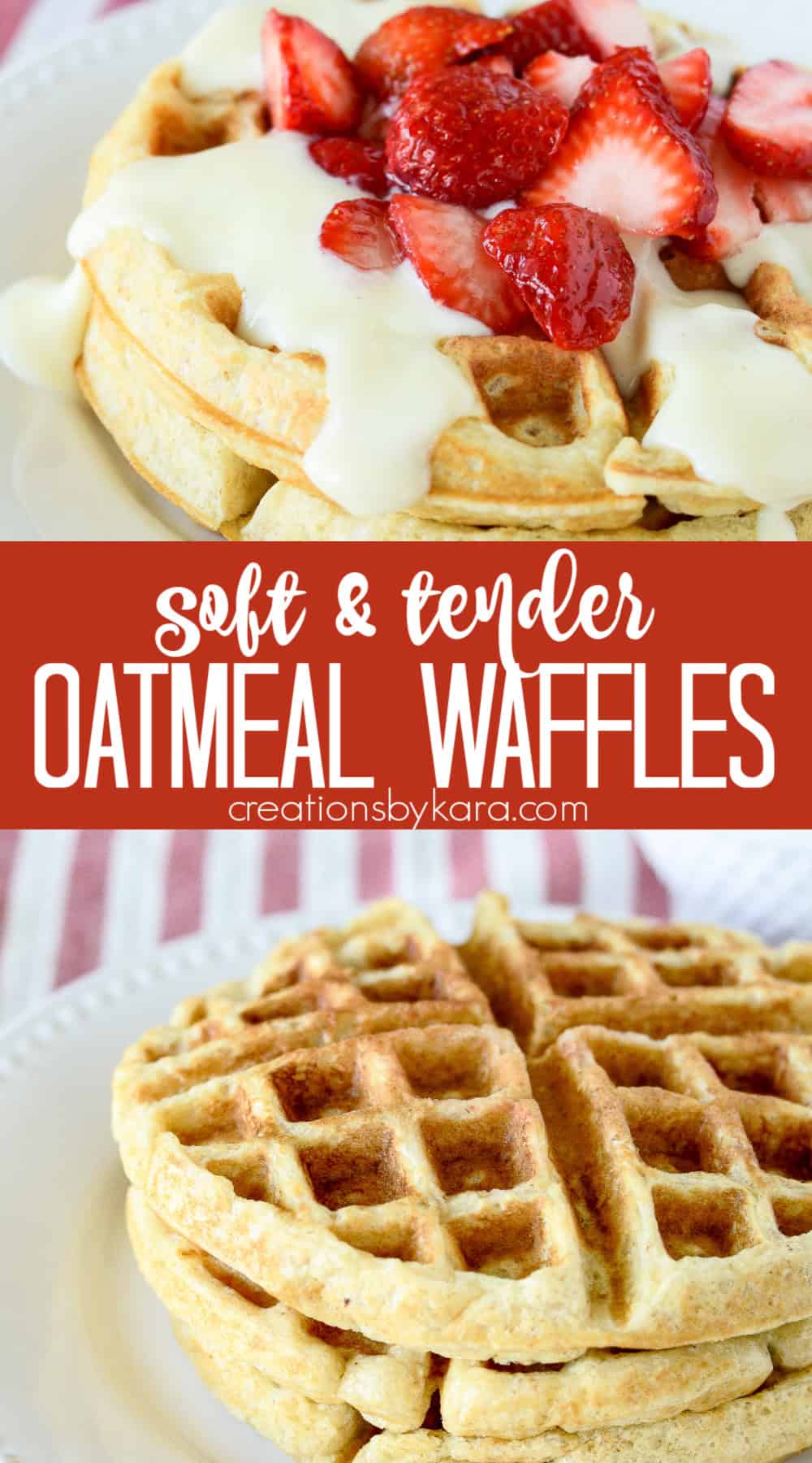 Oatmeal Waffles - Creations by Kara