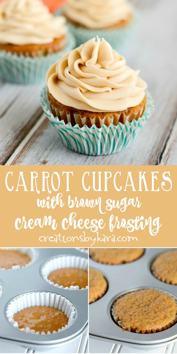 Very Best Carrot Cake Cupcakes - Creations by Kara