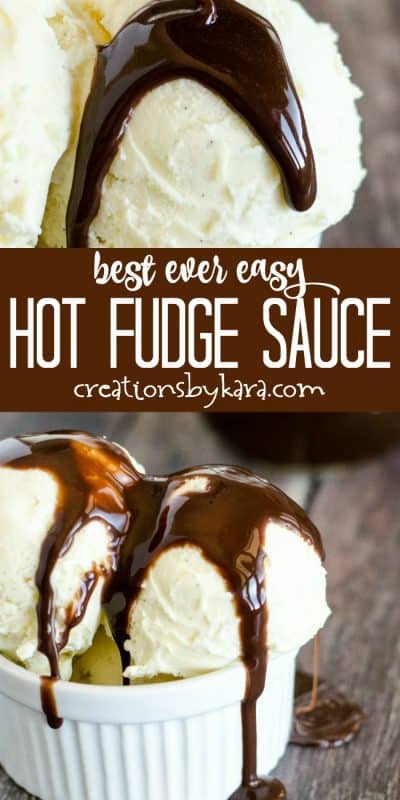 Homemade Hot Fudge Sauce Recipe - Creations By Kara