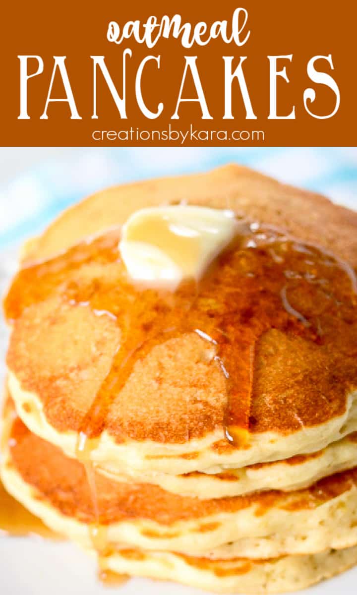 Oatmeal Pancakes - Creations by Kara