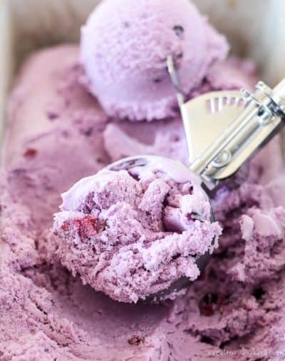 Best Ever Homemade Blueberry Ice Cream Recipe