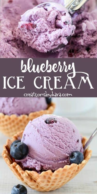 Best Ever Homemade Blueberry Ice Cream Recipe