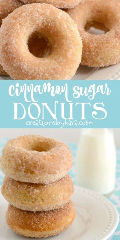 Baked Cinnamon Sugar Donuts