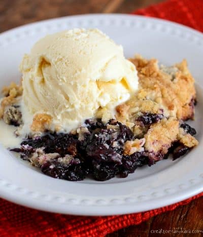 Best Blueberry Dump Cake (with pineapple) - Creations by Kara