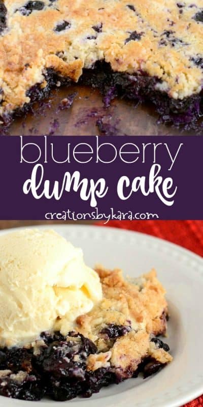 Best Blueberry Dump Cake (with pineapple) - Creations by Kara