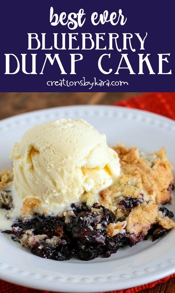 Best Blueberry Dump Cake (with pineapple) - Creations by Kara
